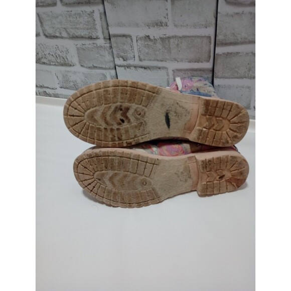 Rue 21 Sneaker Kicks High Top S 6/7 Blue White Pink Tennis Shoes - Picture 5 of 8